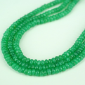 CHYSOPRASE RONDELLE PLAIN BEADS