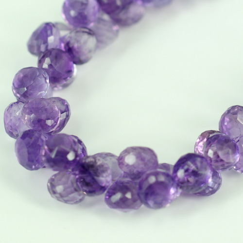 AMETHYST ONION FACETED BEADS